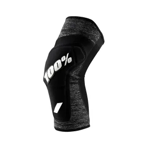  100% RIDECAMP KNEE GUARD GREY HEATHER/BLACK