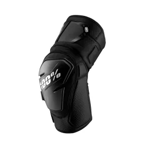 100% FORTIS KNEE GUARD BLACK