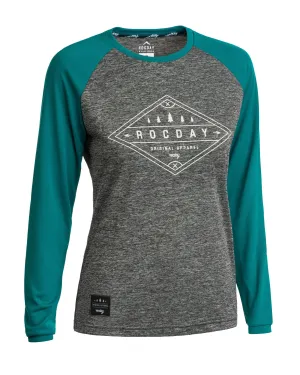 Dámský dres na kolo Rocday Line Melange/Teal