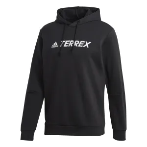 Mikina Adidas Terrex Logo Hoodie Black