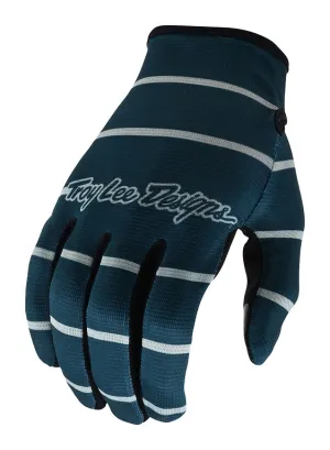 Rukavice TLD Flowline - Stripe Blue Gray