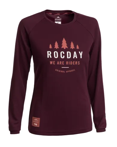 Levně Dámský dres na kolo Rocday Patrol WMS Burgundy XS