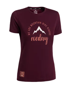 Dámský dres na kolo Rocday Monty WMS Burgundy