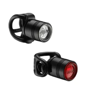 Přední a zadní světlo Lezyne LED Femto Drive Pair Black