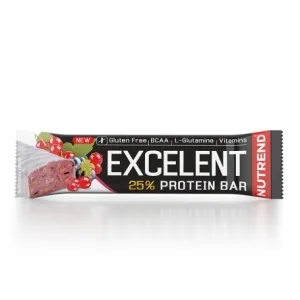 Proteinová tyčinka Nutrend Excellent 85g - Černý rybíz s brusinkami v jogurtové Polevě 
