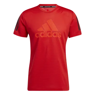 Levně Funkční triko Adidas Aeroready Warrior - Vivid Red L