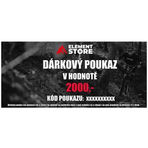 Dárkový poukaz v hodnotě 2000 Kč