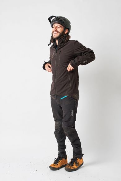 ElementStore - Kalhoty na kolo Dirtlej Trailscout Long Half & Half Black/Turq