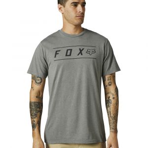 Tričko FOX Pinnacle Ss Premium Heather Graphite