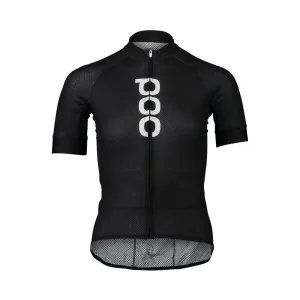 Dámský dres POC Essential Road Logo - Uranium Black