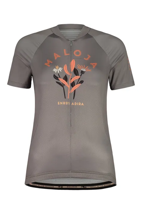 Maloja dámský cyklistický dres GanesM šedá