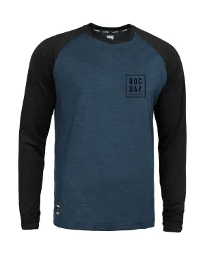 Rocday pánský dres s dlouhým rukávem Stage, Black/Blue