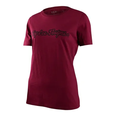 Levně Dámské TLD Tričko Signature SS Maroon L