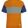 Maloja pánský cyklistický dres BergkieferM oranžová šedá modrá