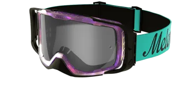 Levně Melon Diablo MTB - Purple galaxy / Black Outrigger / Silver Chrome / Mint