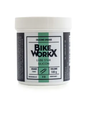 Bike Worx mazivo silikonové Lube Star Silicon 100 g bílá