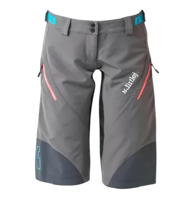 ElementStore - Dámské kraťasy na kolo Dirtlej Trailscout Half & Half Grey/Peach