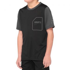 100% RIDECAMP Dětský dres Black/Charcoal