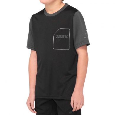 ElementStore - 100% RIDECAMP Dětský dres Black/Charcoal