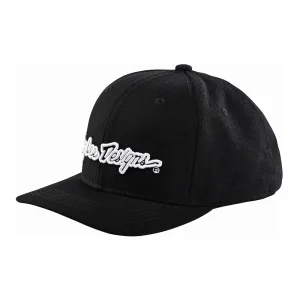 Snapback Hat - Signature Black/White