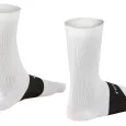Trek cyklistické vysoké závodní ponožky bílé