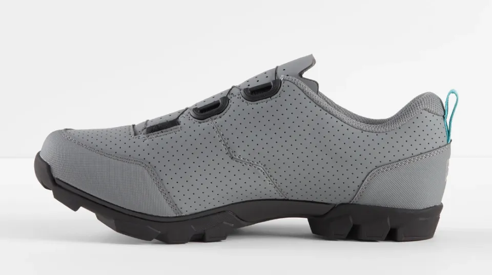 Horské tretry Bontrager Evoke Grey/Teal | ElementStore.cz | TREK