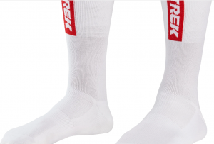 Pánské cyklistické ponožky Santini Trek-Segafredo White/red