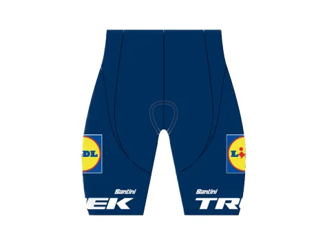 Santini dámské cyklistické závodní kraťasy Lidl Trek tmavě modré