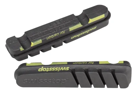 SwissStop brzdové botky for carbon černé