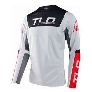 TROY LEE DESIGNS SPRINT JERSEY, FRACTURA, CHARCOAL/GLO RED
