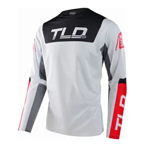 TROY LEE DESIGNS SPRINT JERSEY, FRACTURA, CHARCOAL/GLO RED