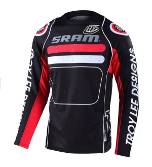 TROY LEE DESIGNS SPRINT JERSEY, DROP IN SRAM, BLACK