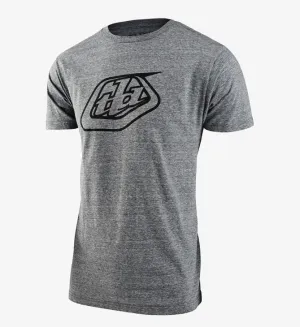 Pánské tričko - TROY LEE DESIGNS BADGE T-SHIRT, ASH HEATHER