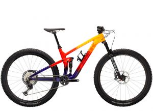 TREK TOP FUEL 9.8 XT Marigold to Red to Purple Abyss Fade 2022