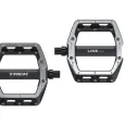 Trek ploché pedály Line Pro černá stříbrná