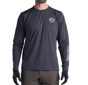Pánské tričko s dlouhým rukávem Troy Lee Designs Ruckus - Bolts, Carbon