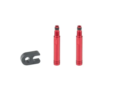 Bontrager prodlužovače ventilů Presta 30mm červené