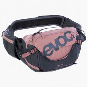 EVOC HIP PACK PRO 3 Black - Dusty Pink - Carbon Grey