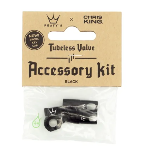 Peaty's Tubeless valve accessory kit MK2 Black