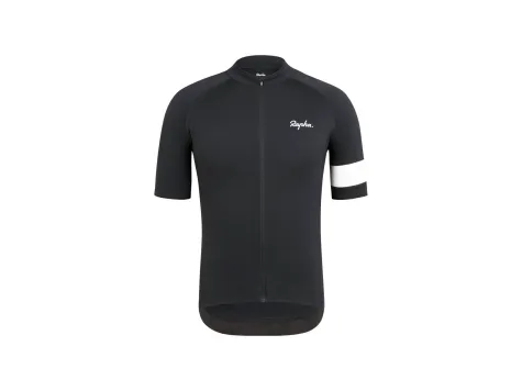 Rapha pánský cyklistický dres Core předním zipem černý
