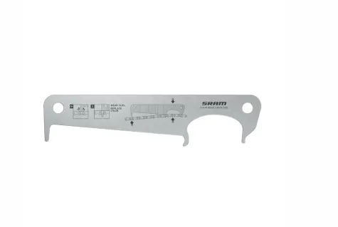 SRAM měrka na řetěz 0,8% opotřebení stříbrná