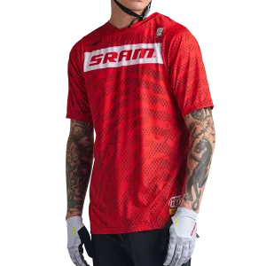 Pánský dres Troy Lee Designs Skyline Air SS Jersey, SRAM Roots, fiery red