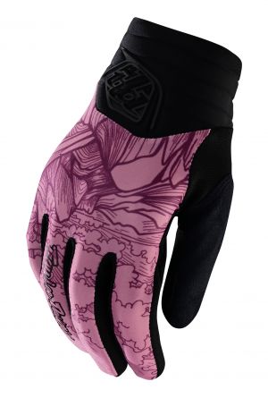 Dámské rukavice Troy Lee Designs Womens Luxe Glove, Micayla Gatto, rosewood