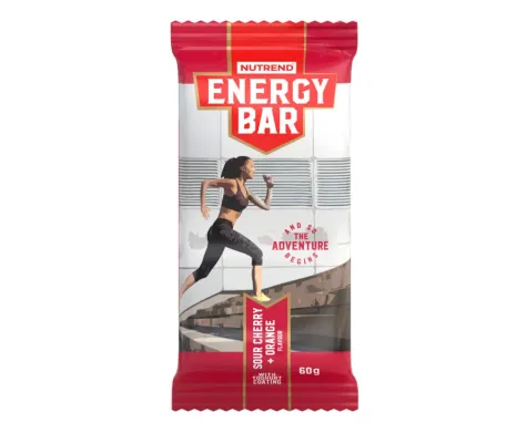 Nutrend Energy Bar Višeň pomeranč červená