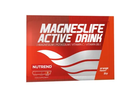 NUTREND Magneslife Active Drink 15 g oranžová