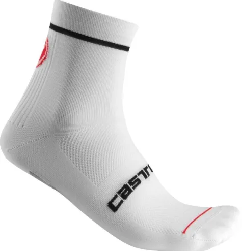 Castelli cyklistické ponožky Entrata 9 bílé