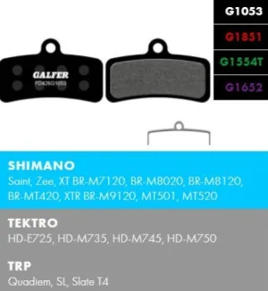 Galfer brzdové destičky FD426 černé