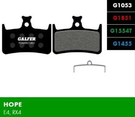 Galfer brzdové destičky FD465 šedá