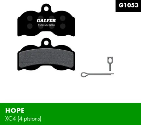 Galfer brzdové destičky FD242G1053 šedé