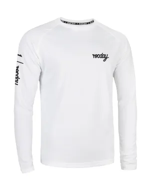 Dres na kolo Rocday long sleeve Podium, white